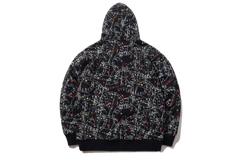 Li-Ning Li-Ning Red Flag Casual Sports Pullover Hoodie 'Black' AWDPB09-3 outlook