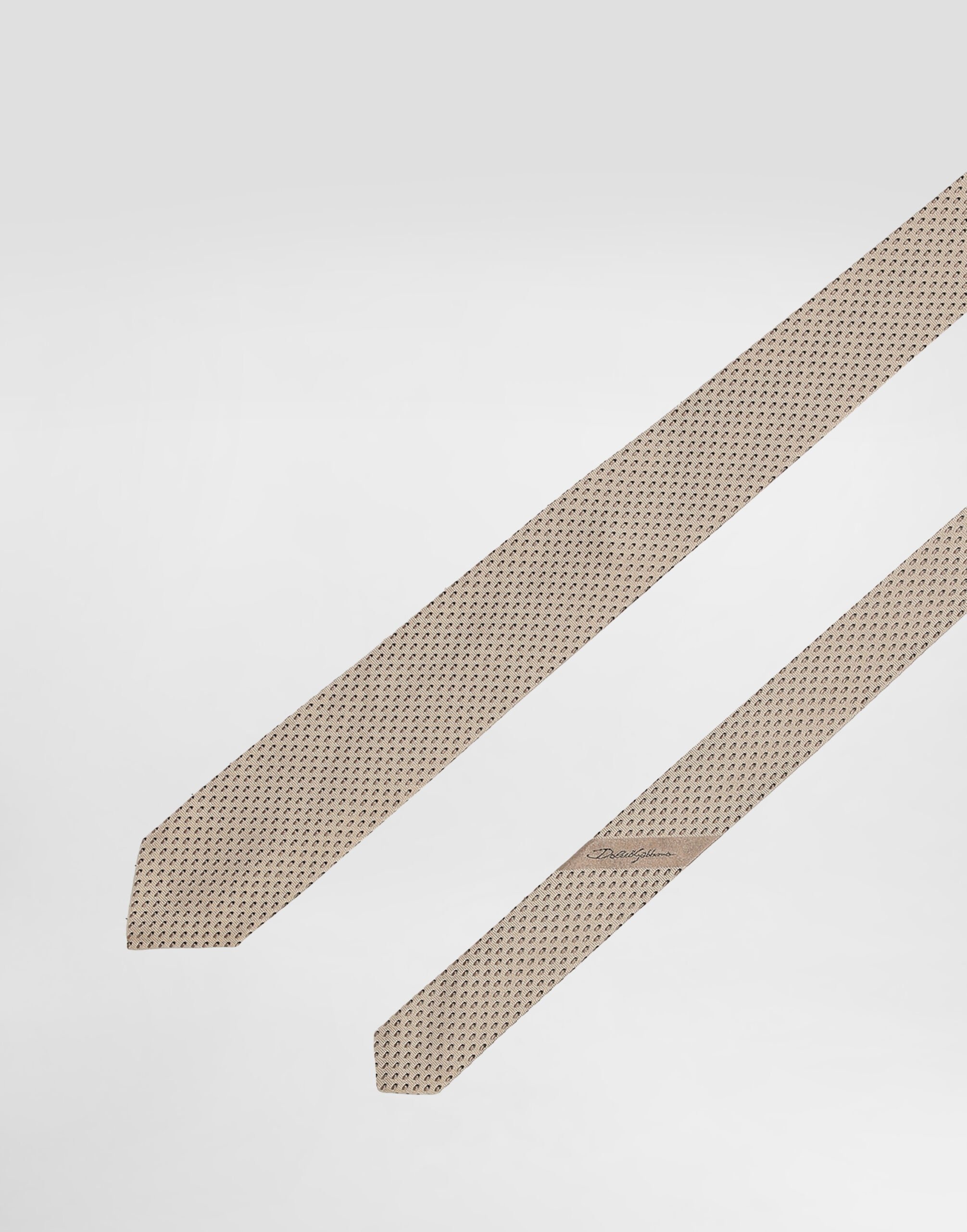 Micro-design jacquard Martini tie - 3