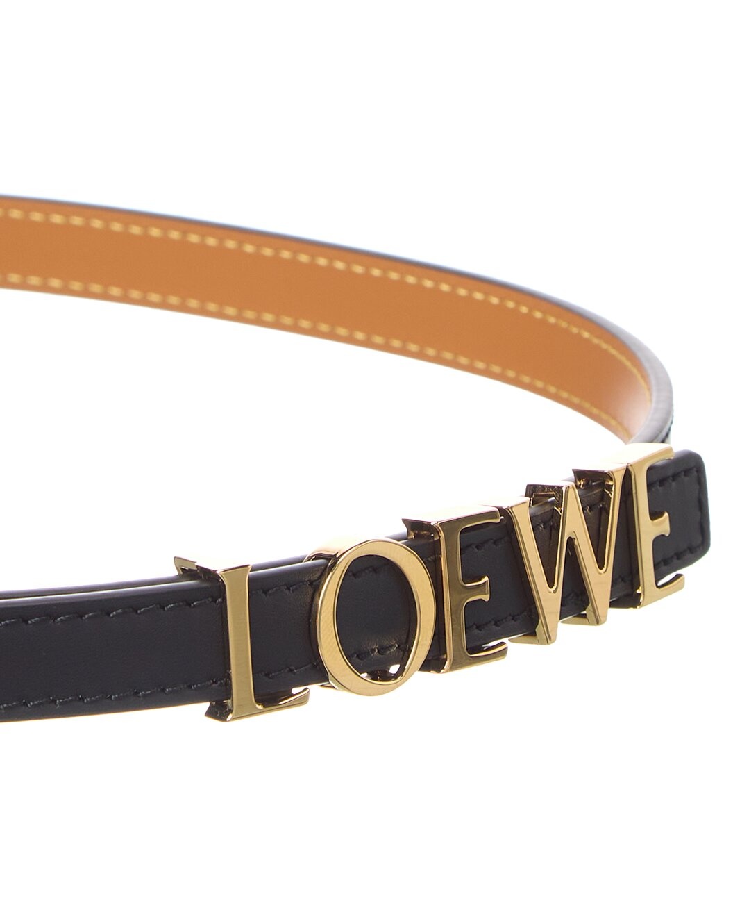 Loewe Logo Leather Belt - 2