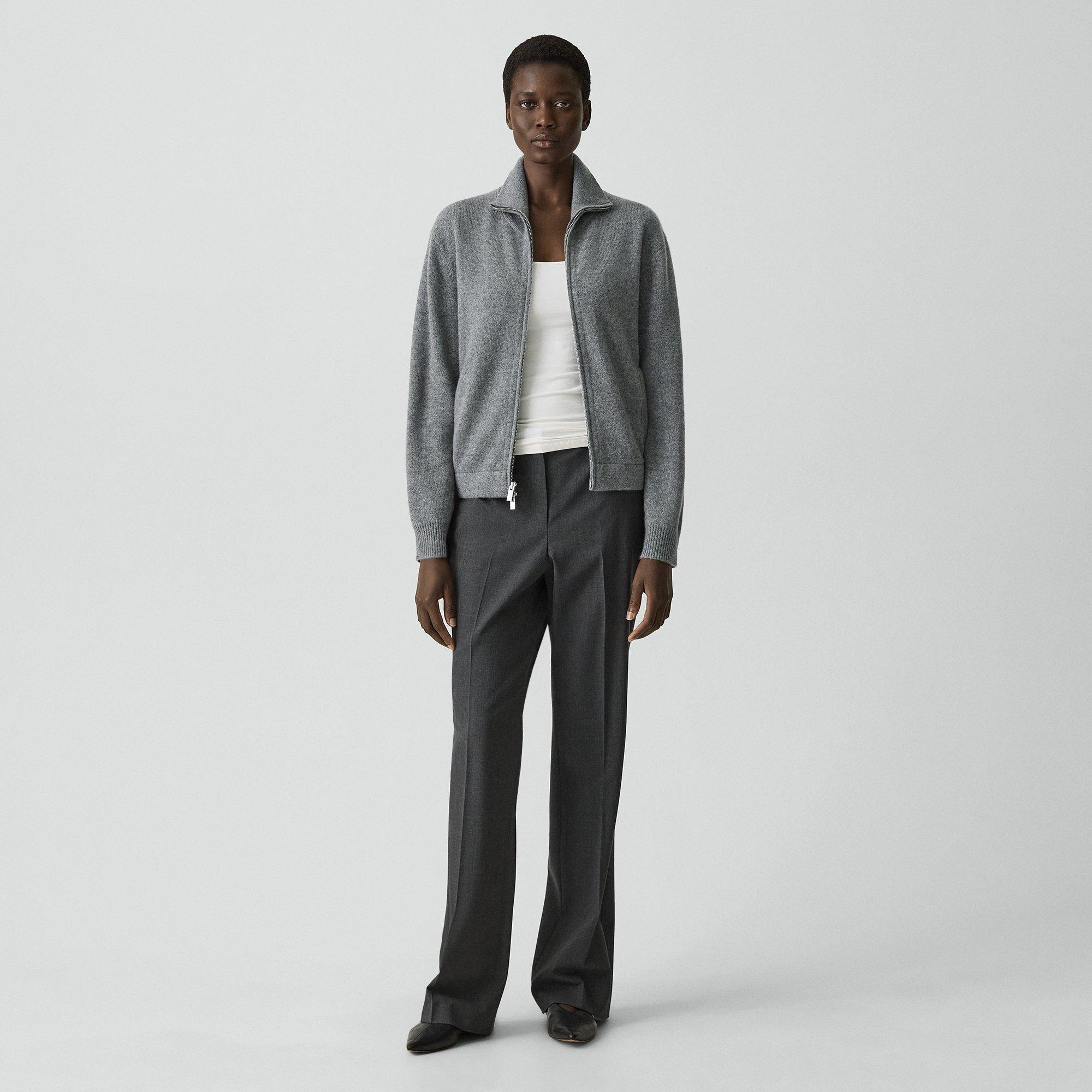 Zip Jacket in Cashmere - 6