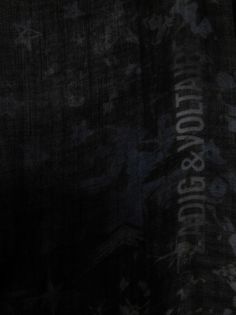 star-print wool scarf 3