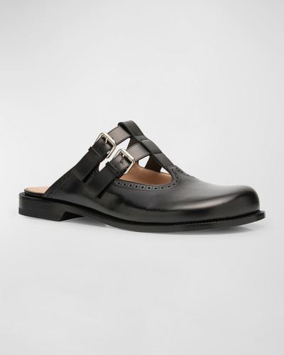 Loewe Men's Campo Leather Mary Jane Mules outlook