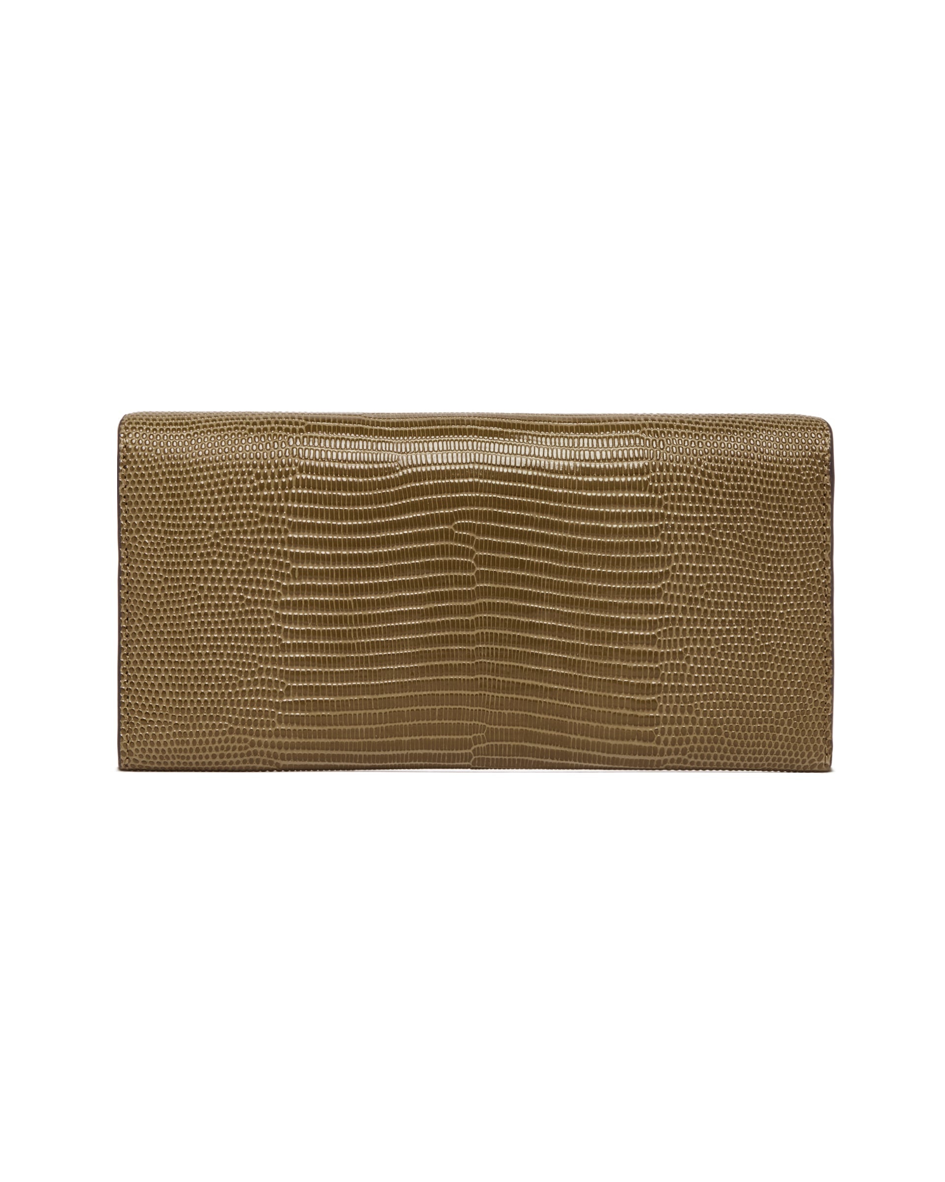 Green T-Lock Lizard-Print Wallet - 5