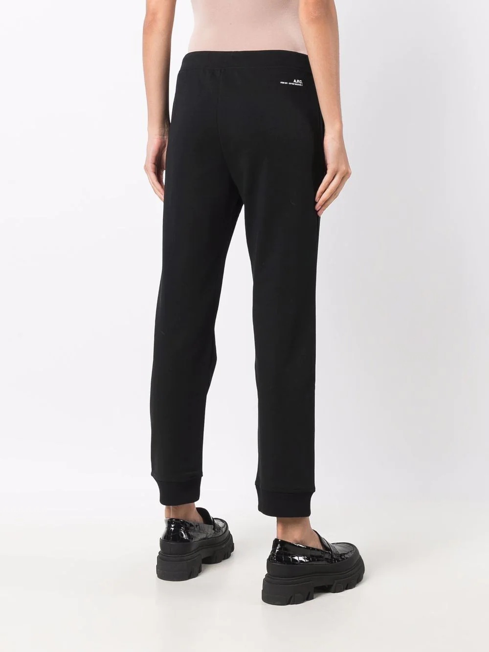 cropped straight-leg track pants - 4