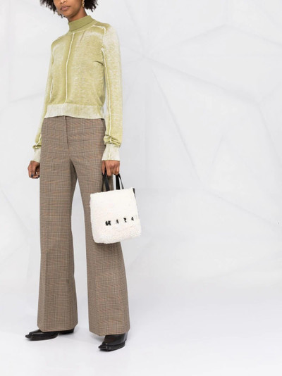 Marni logo-embroidered tote bag outlook