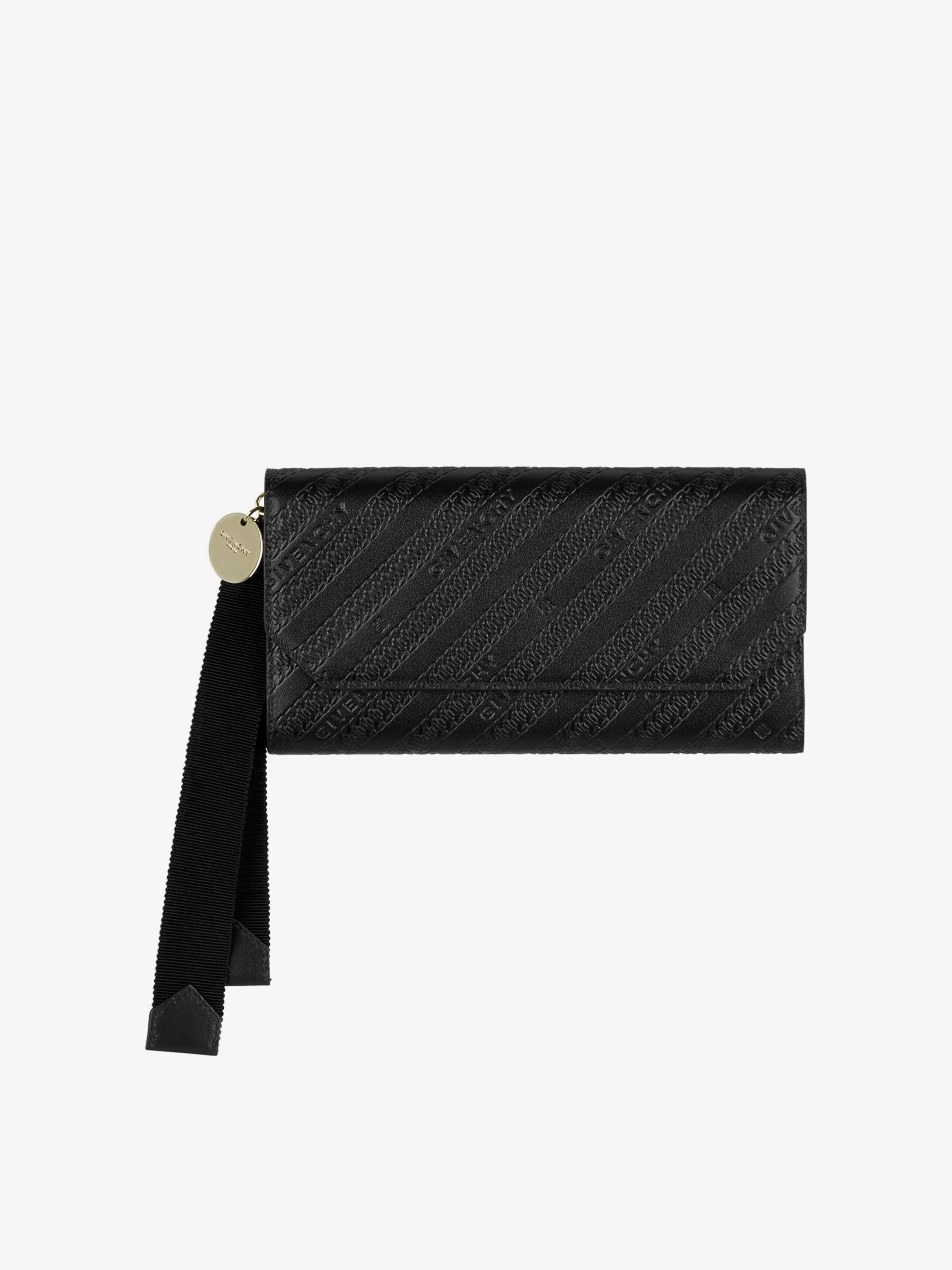 Long flap wallet in GIVENCHY chain leather - 1