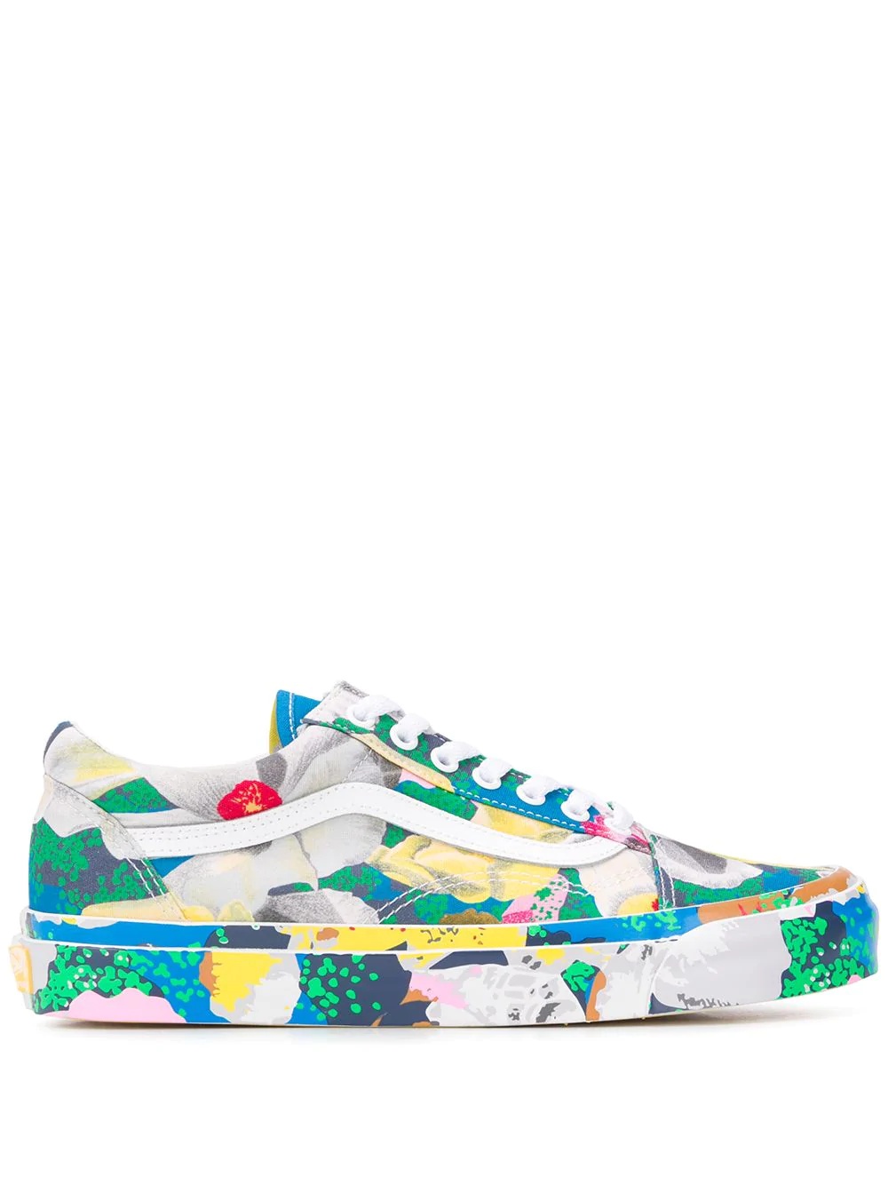 x Vans stylised floral-print Old Skool sneakers - 1