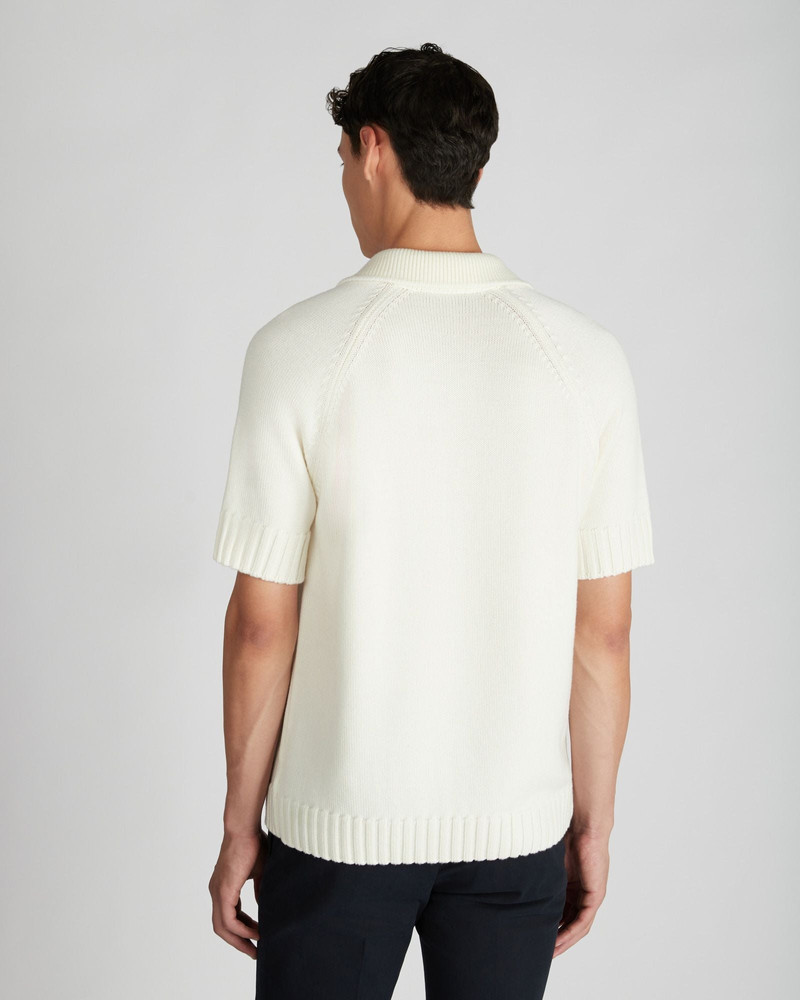 Slim fit wool polo shirt 3