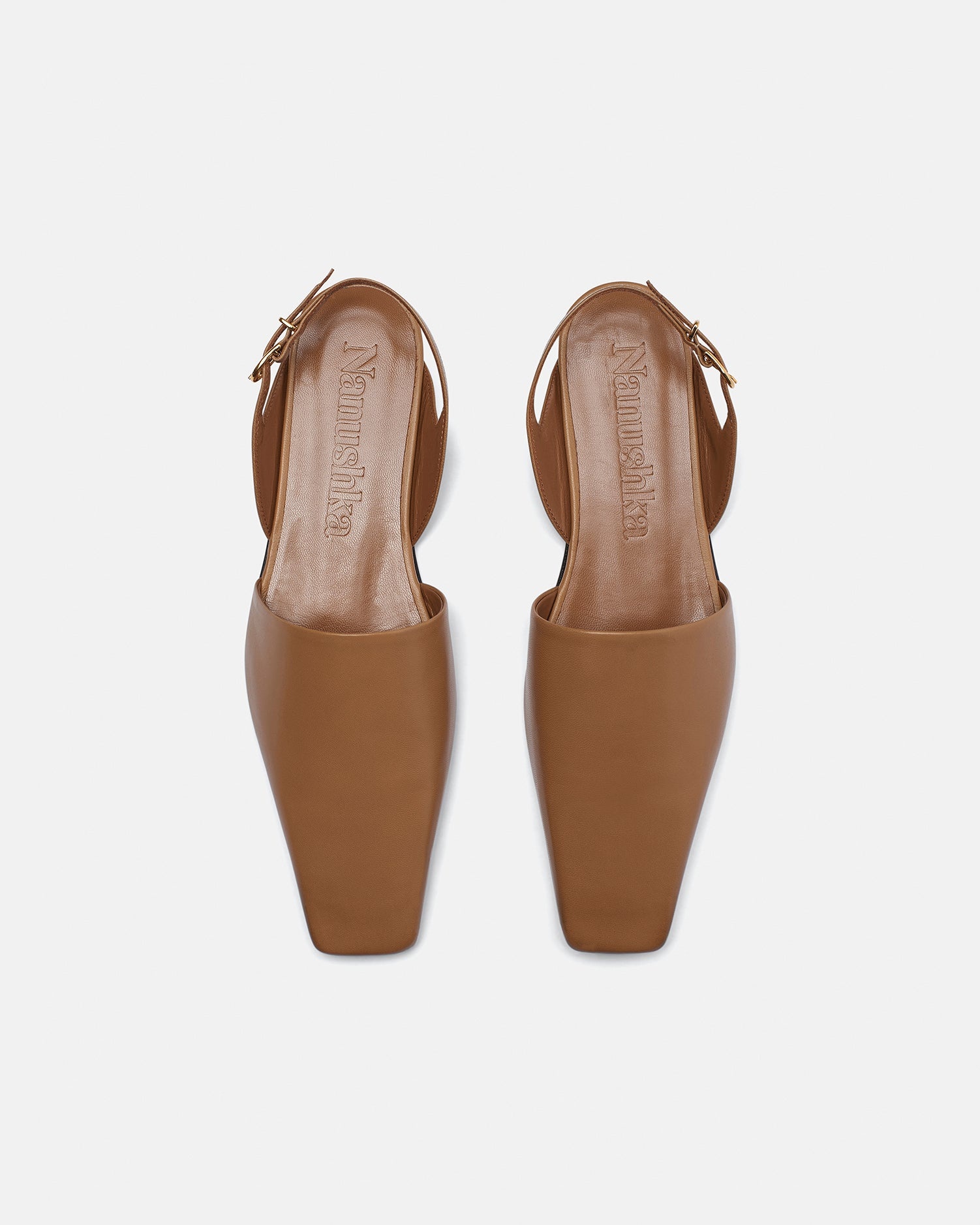 Leather Point-Toe Flats - 2