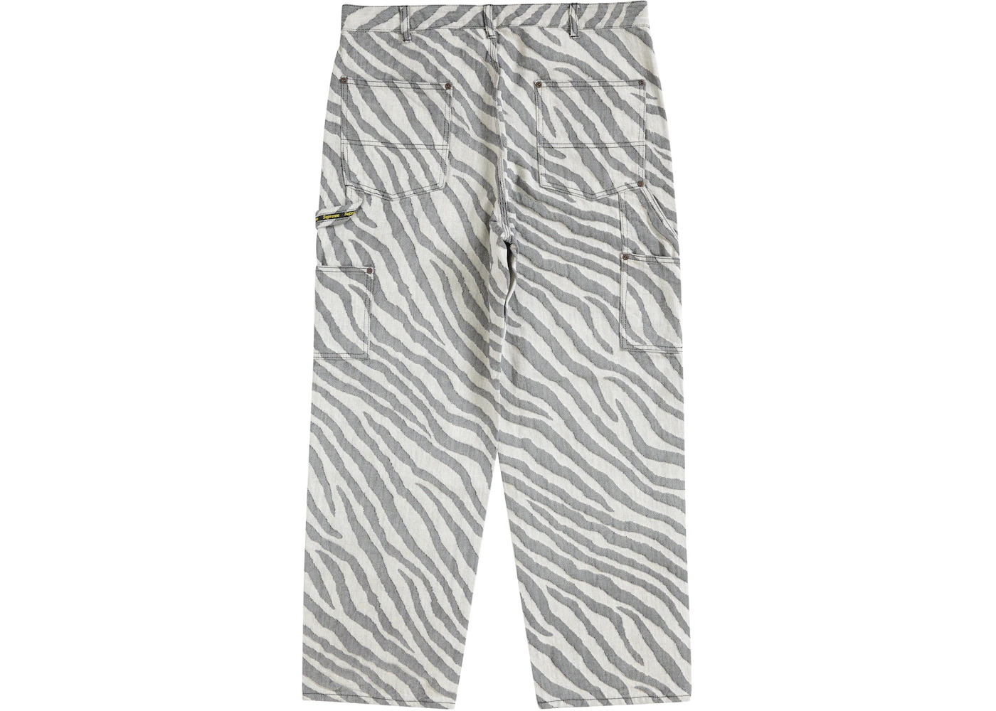 Supreme Double Knee Painter Pant (SS24) Zebra - 2