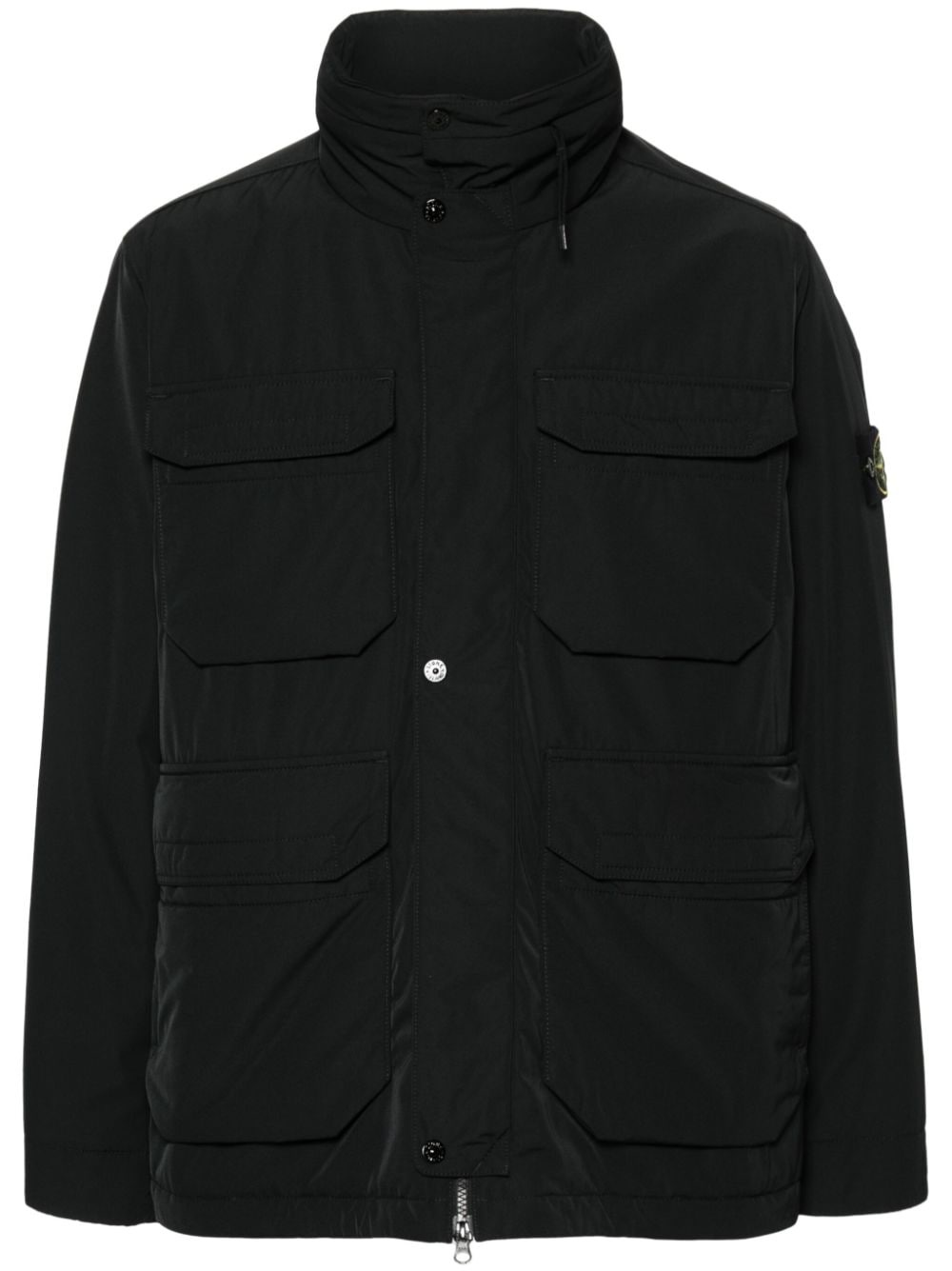 Compass-badge puffer jacket - 1