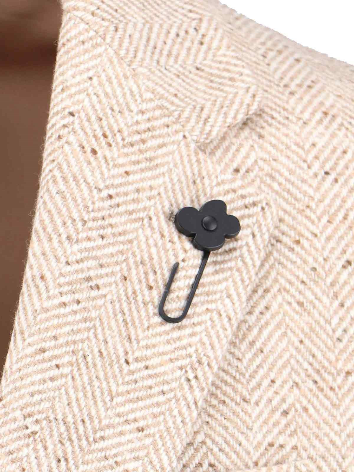 SINGLE-BREASTED VIRGIN WOOL COAT - 4