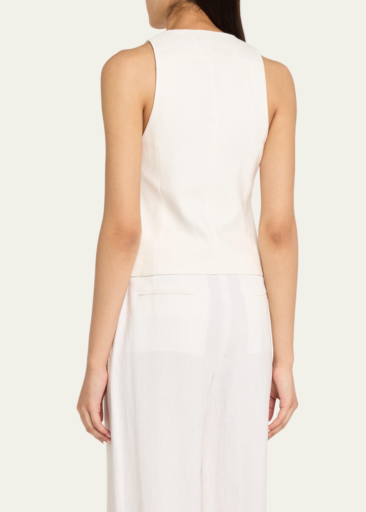 Mazie Deep V-Neck Vest - 3