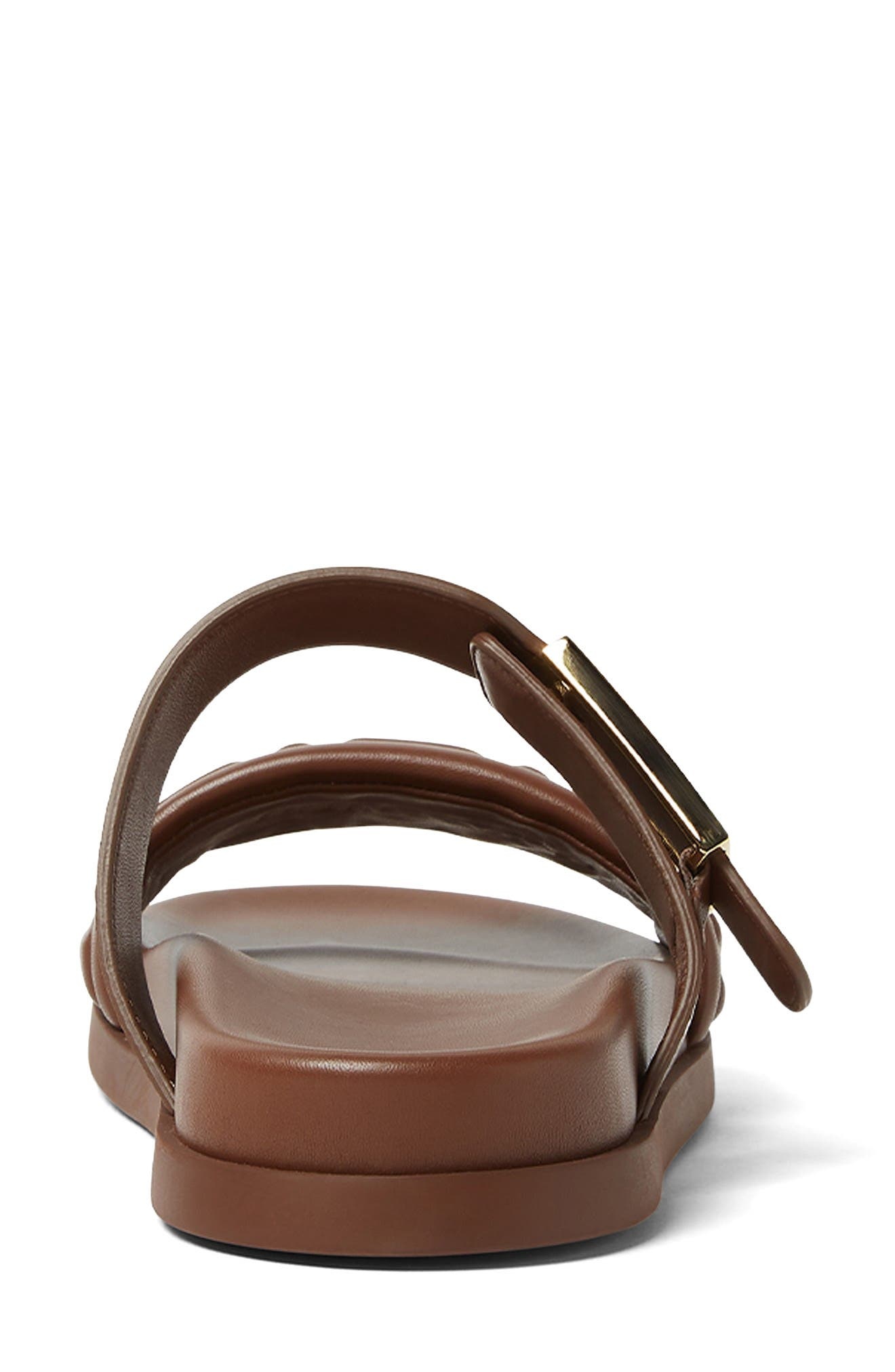 Fendi Feel FF Double Band Sandal in Brown at Nordstrom - 4