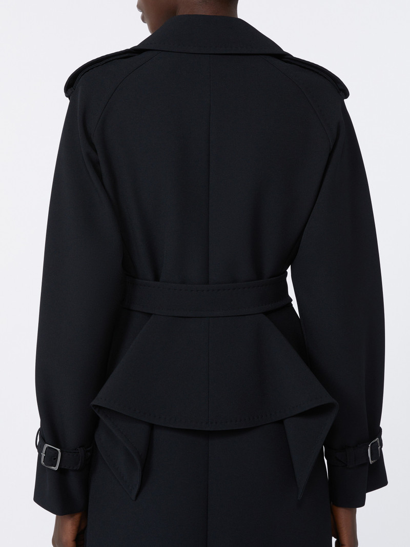 FLAVIO Long sable trench coat 6