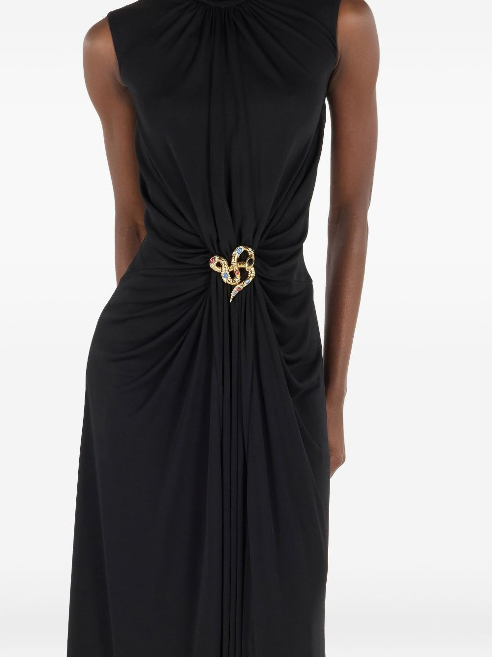 high-neck dress - 6