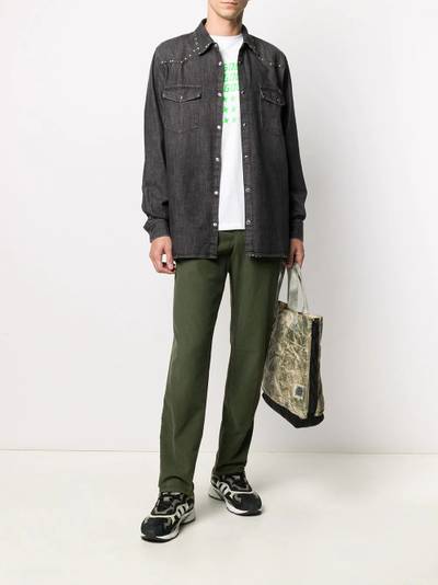 Golden Goose straight leg corduroy trousers outlook