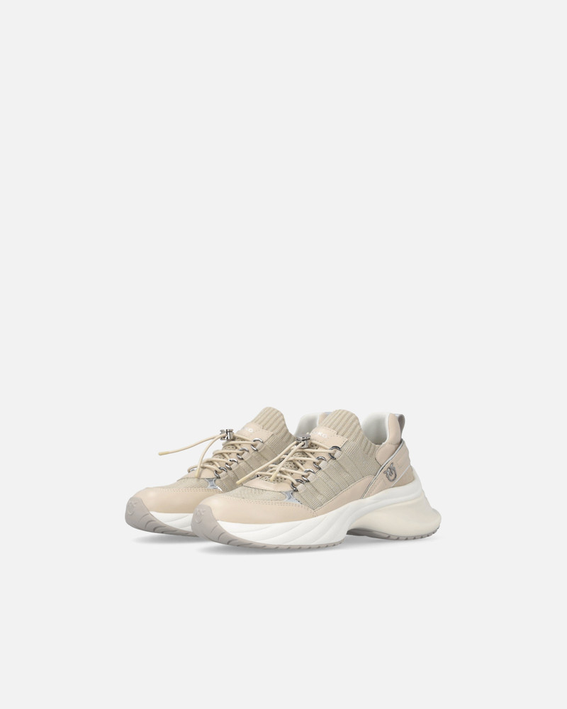 KNITTED SNEAKERS WITH LACES AND CORD LOCK 6