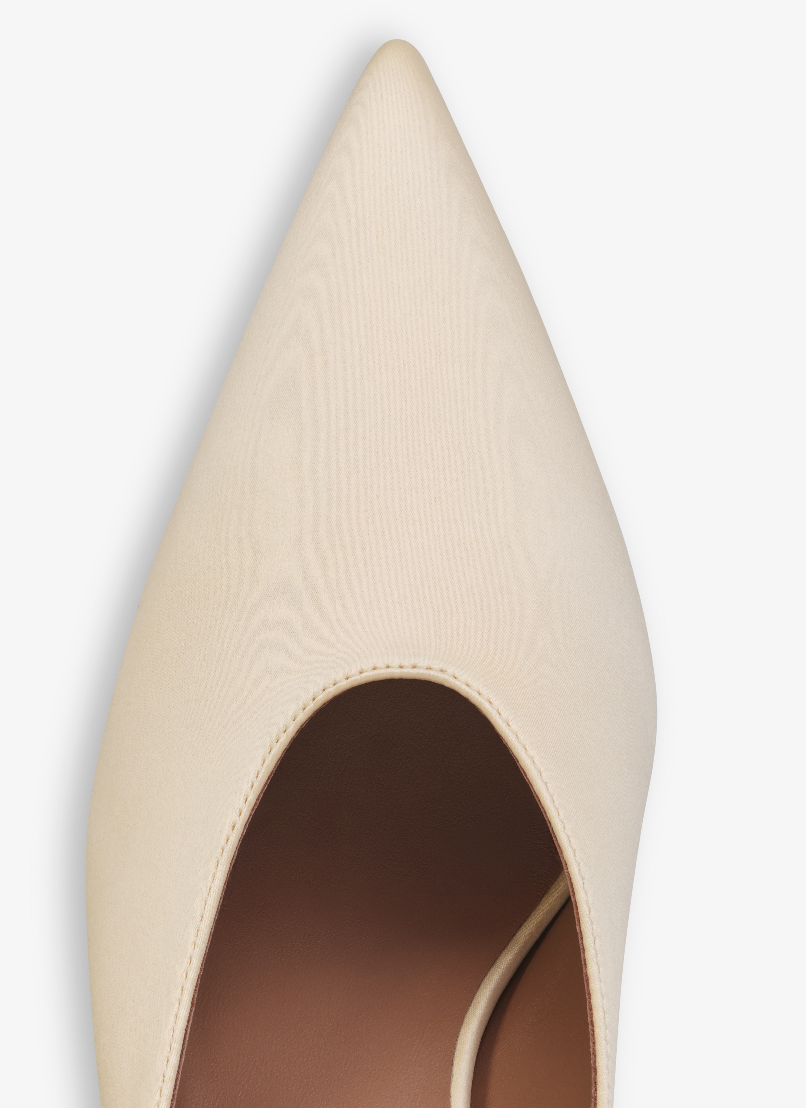 CUBE WEDGE MULES IN SATIN - 4