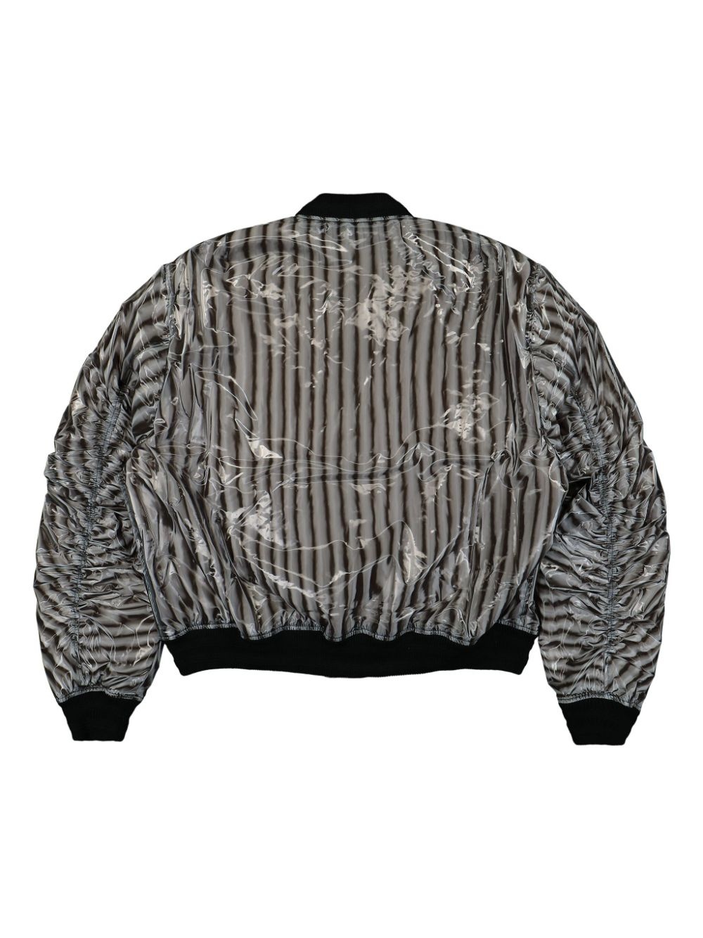 logo-patch bomber jacket - 2
