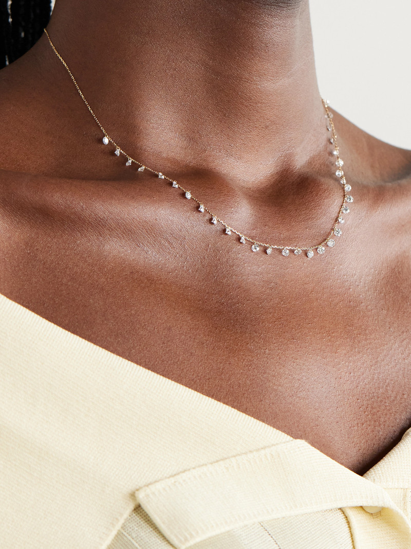 PERSÉE Danaé 18-karat White Gold Diamond Necklace outlook