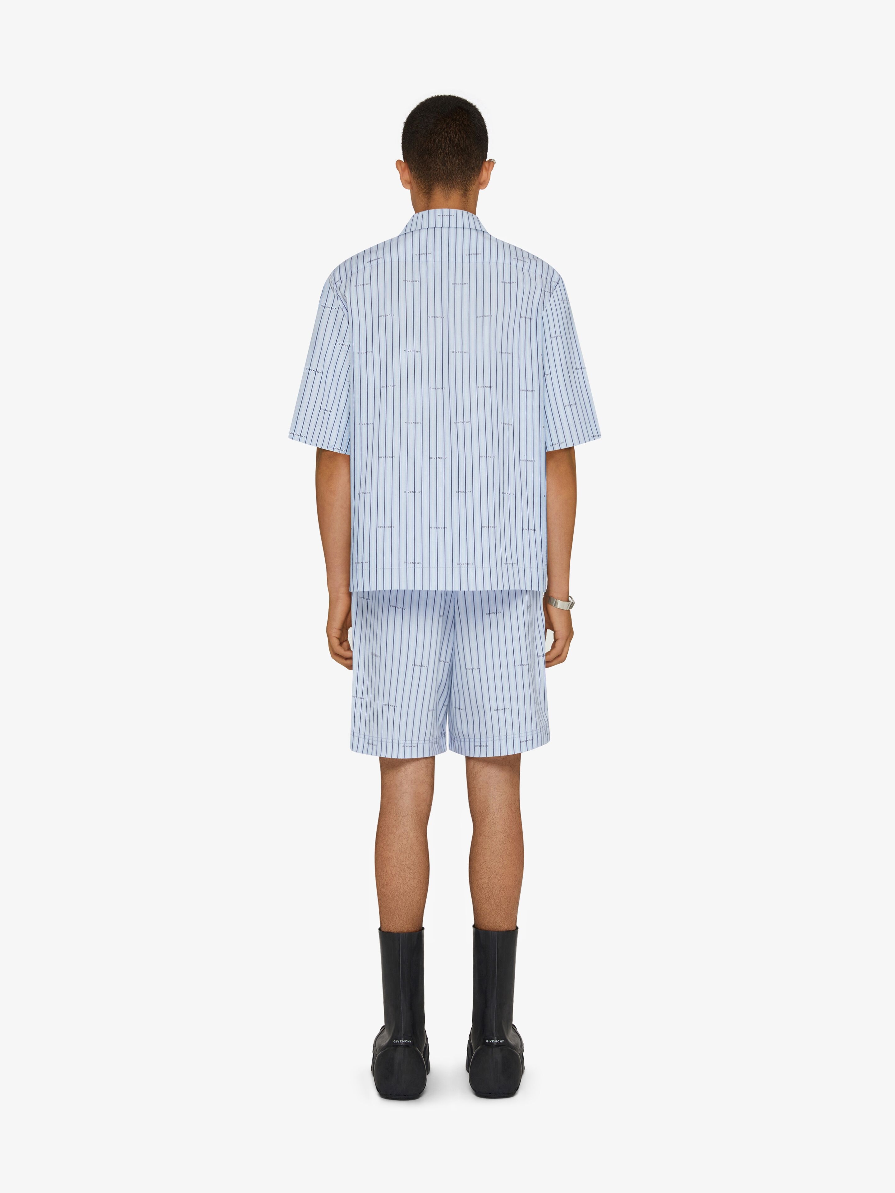 GIVENCHY BOXY FIT SHIRT IN POPLIN WITH STRIPES - 4