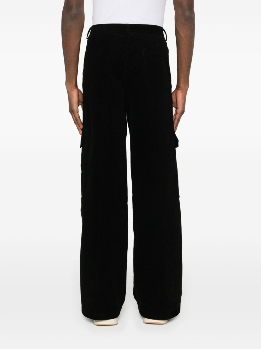 corduroy straight-leg trousers - 5