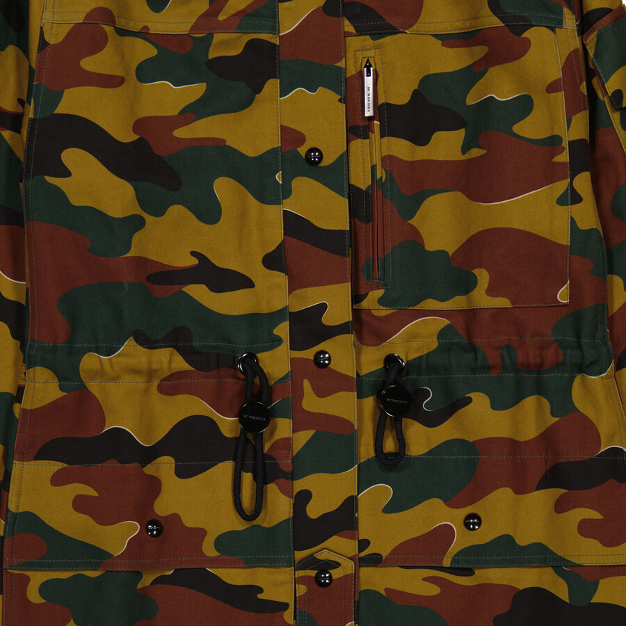 Burberry Ladies Boyfriend Fit Camouflage Print Jacket - 6