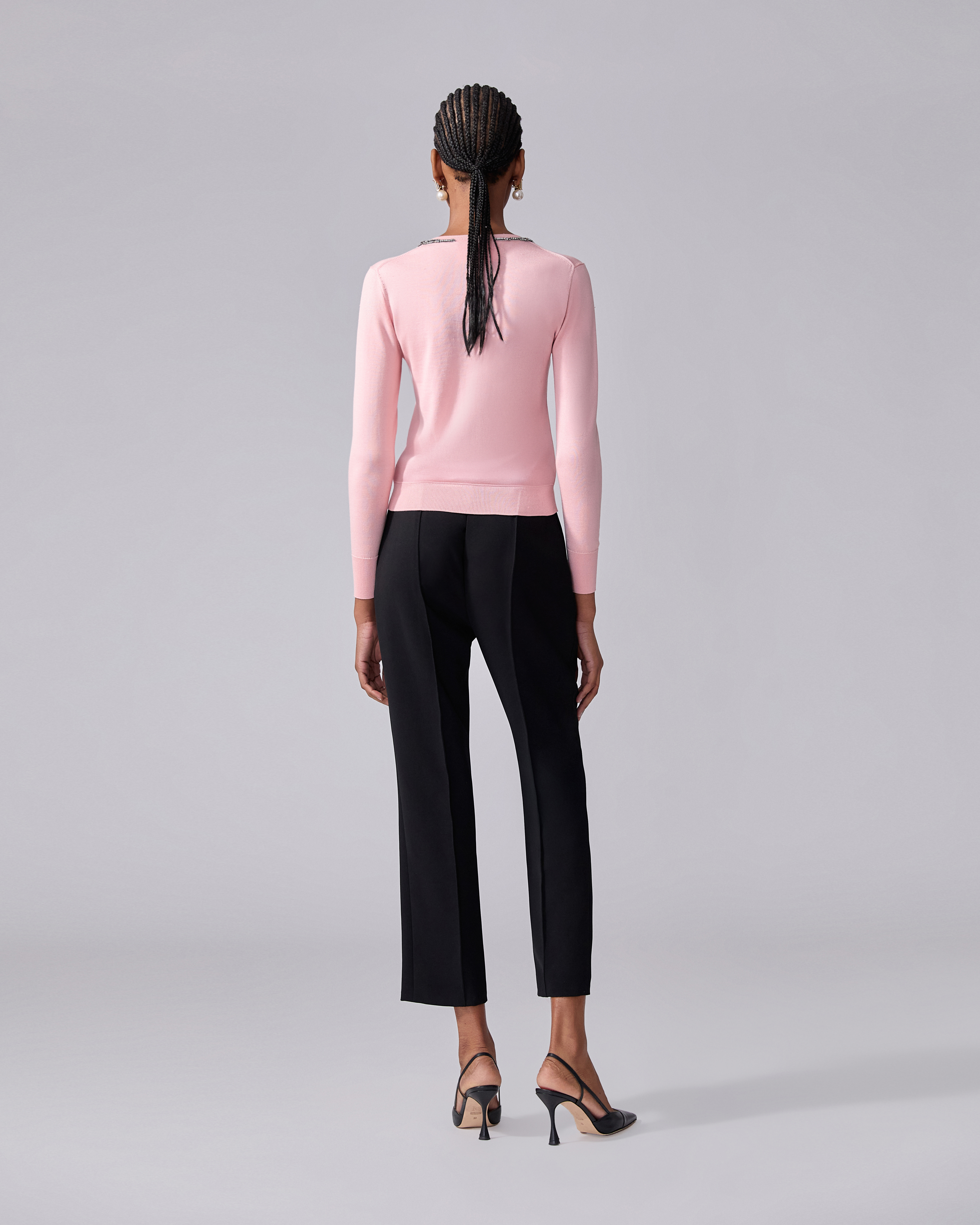 Crystal-Embroidered Sweater - 3