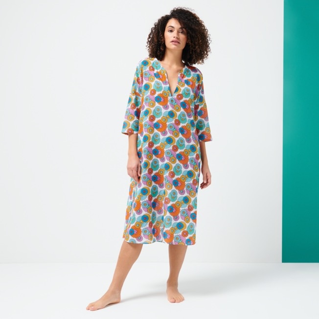 Women Cotton Cover-up Marguerites - 3