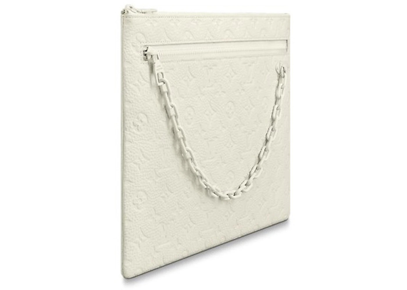 Louis Vuitton A4 Pouch Monogram White - 3