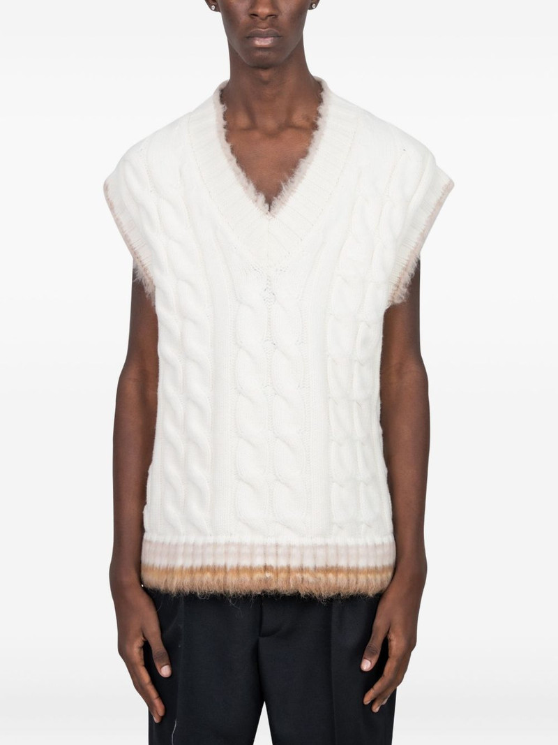 wool cable-knit sweater 1