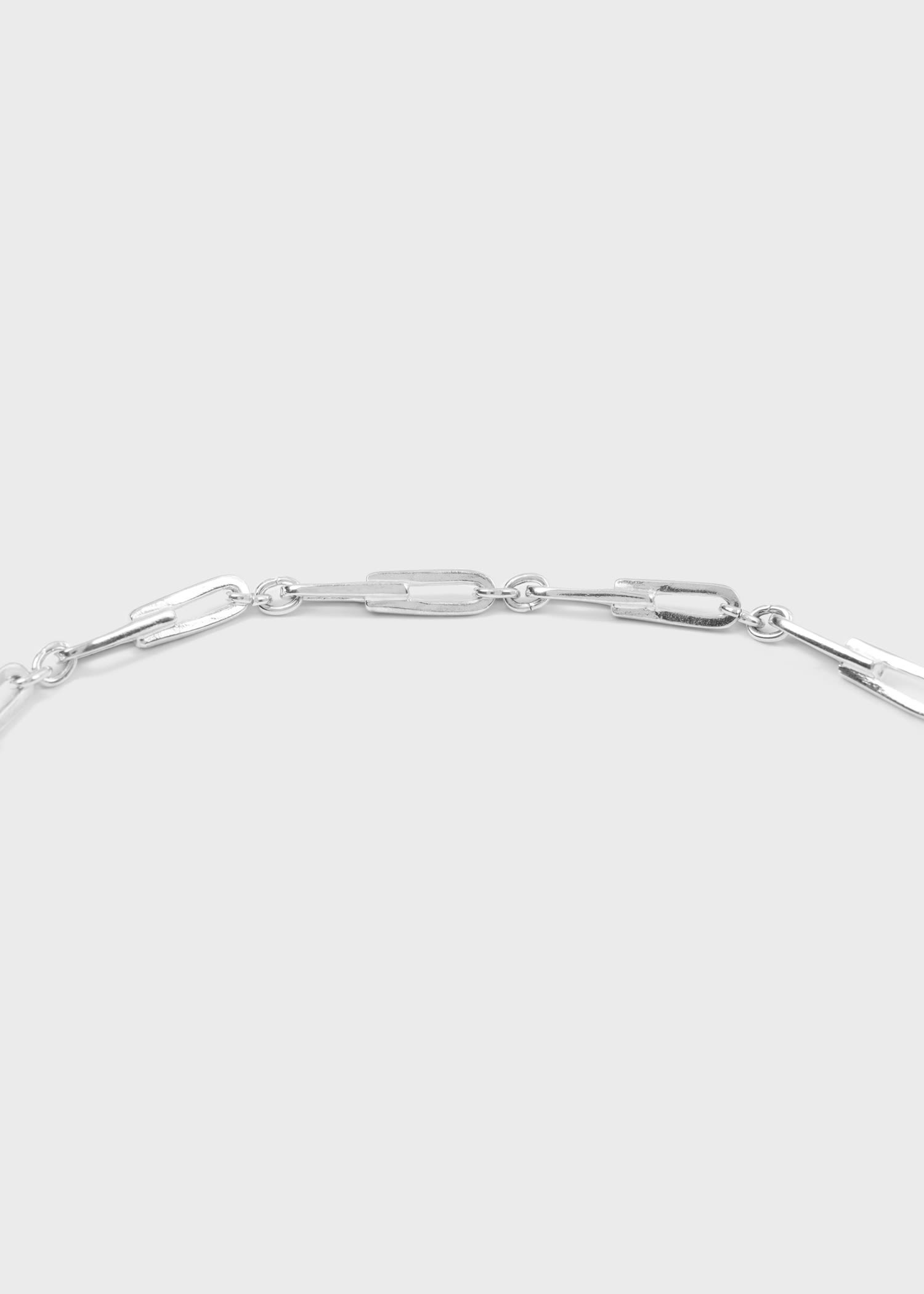 'Frank' Silver Choker Necklace - 4