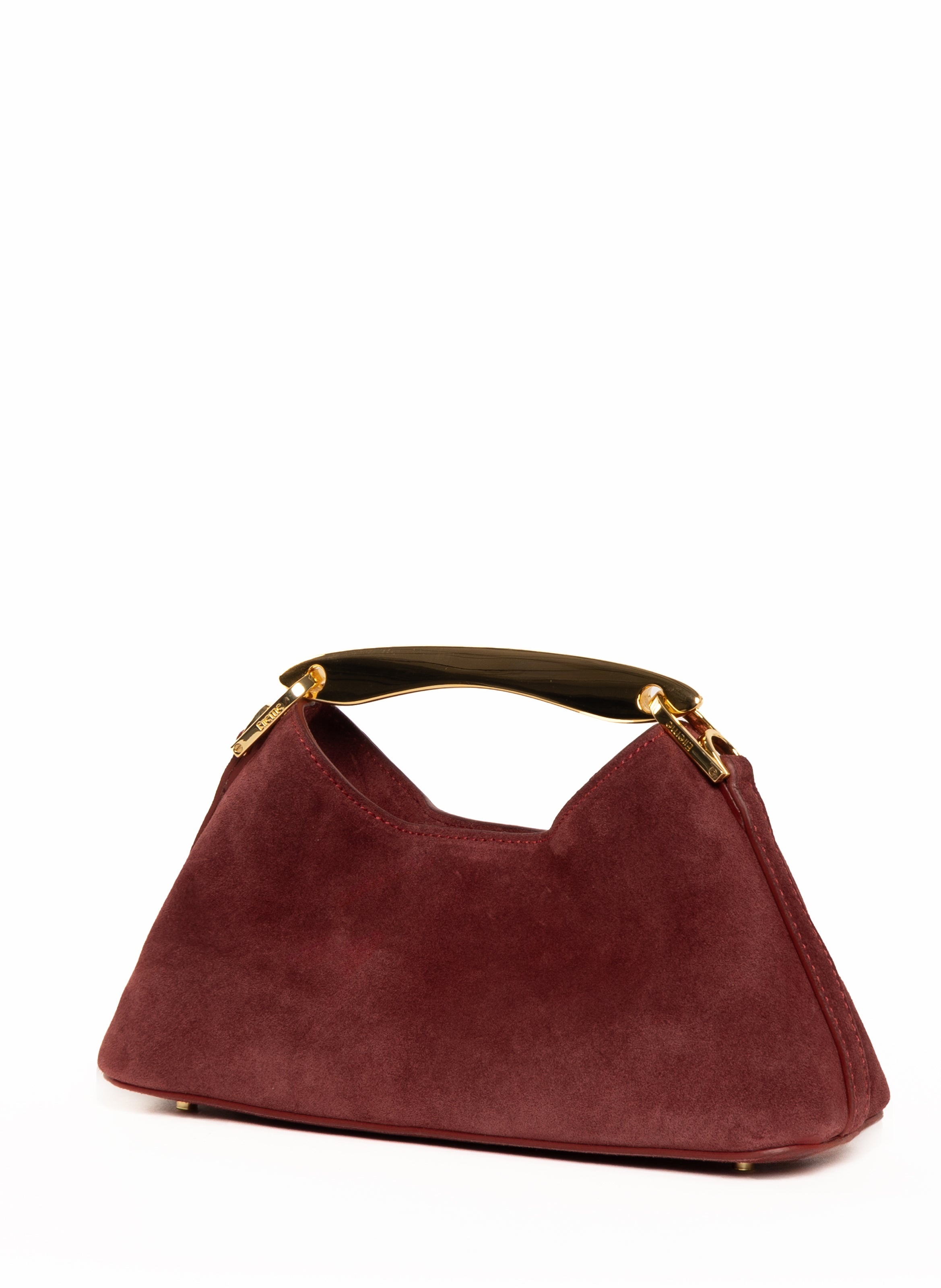 Mini Boomerang Suede Burgundy - 3