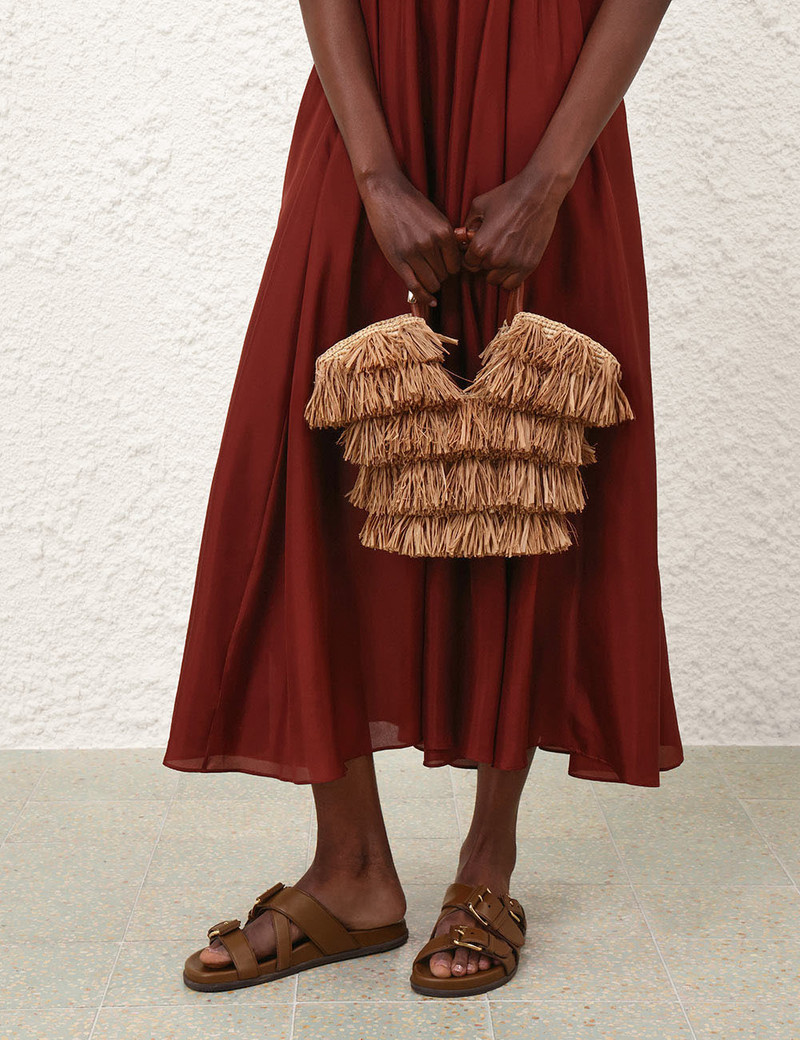 Zimmermann GOLDENTIME SMALL FRINGE TOTE outlook