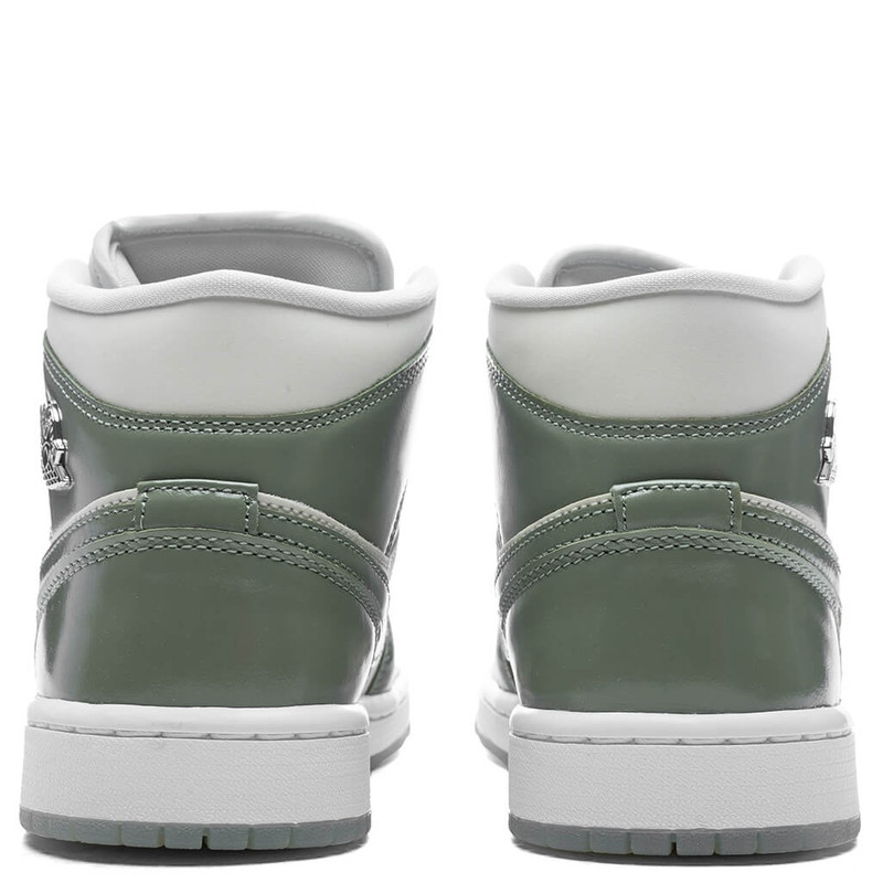Jordan WOMEN'S AIR JORDAN 1 MID SE - SEA GLASS/OIL GREEN/METALLIC SILVER outlook