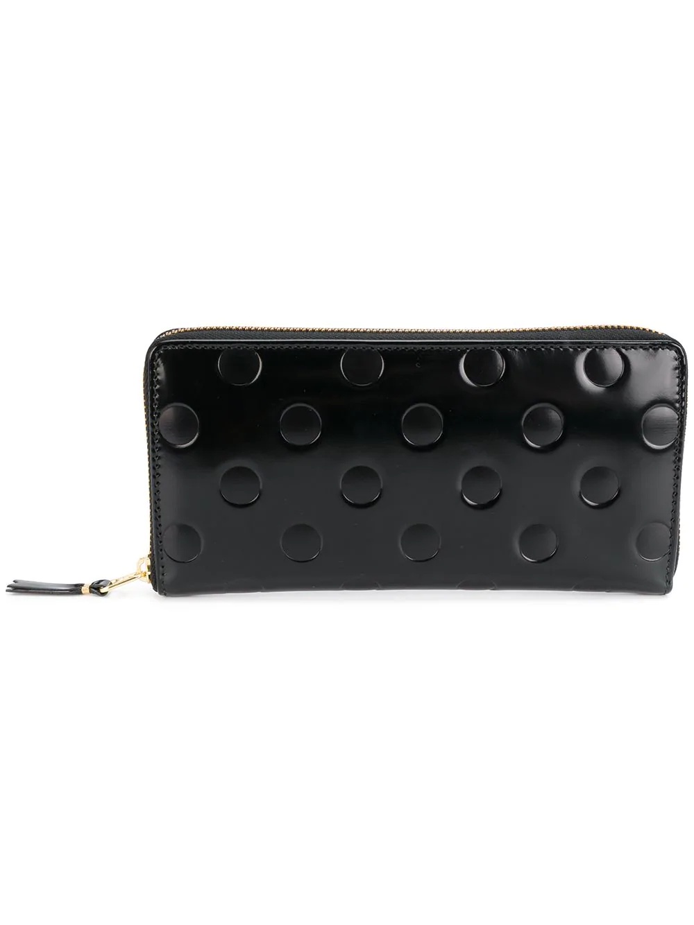 polka dots zip around wallet - 1