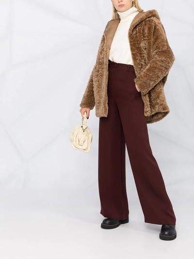 Herno reversible fur coat outlook