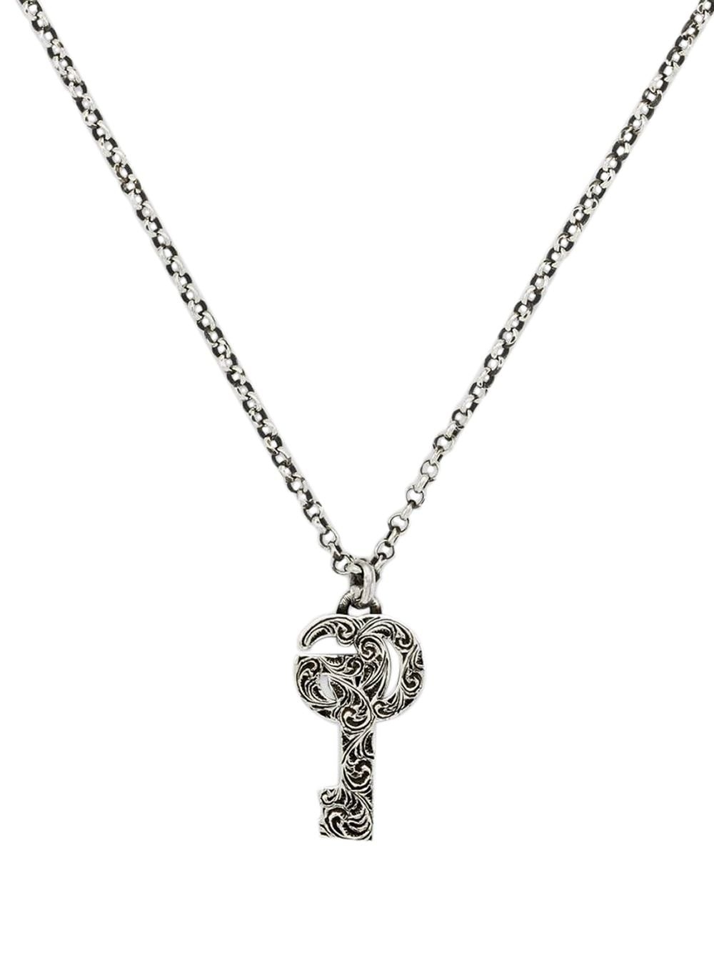 Double G key charm necklace - 4