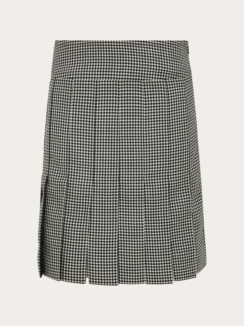 Pleated mini skirt 1