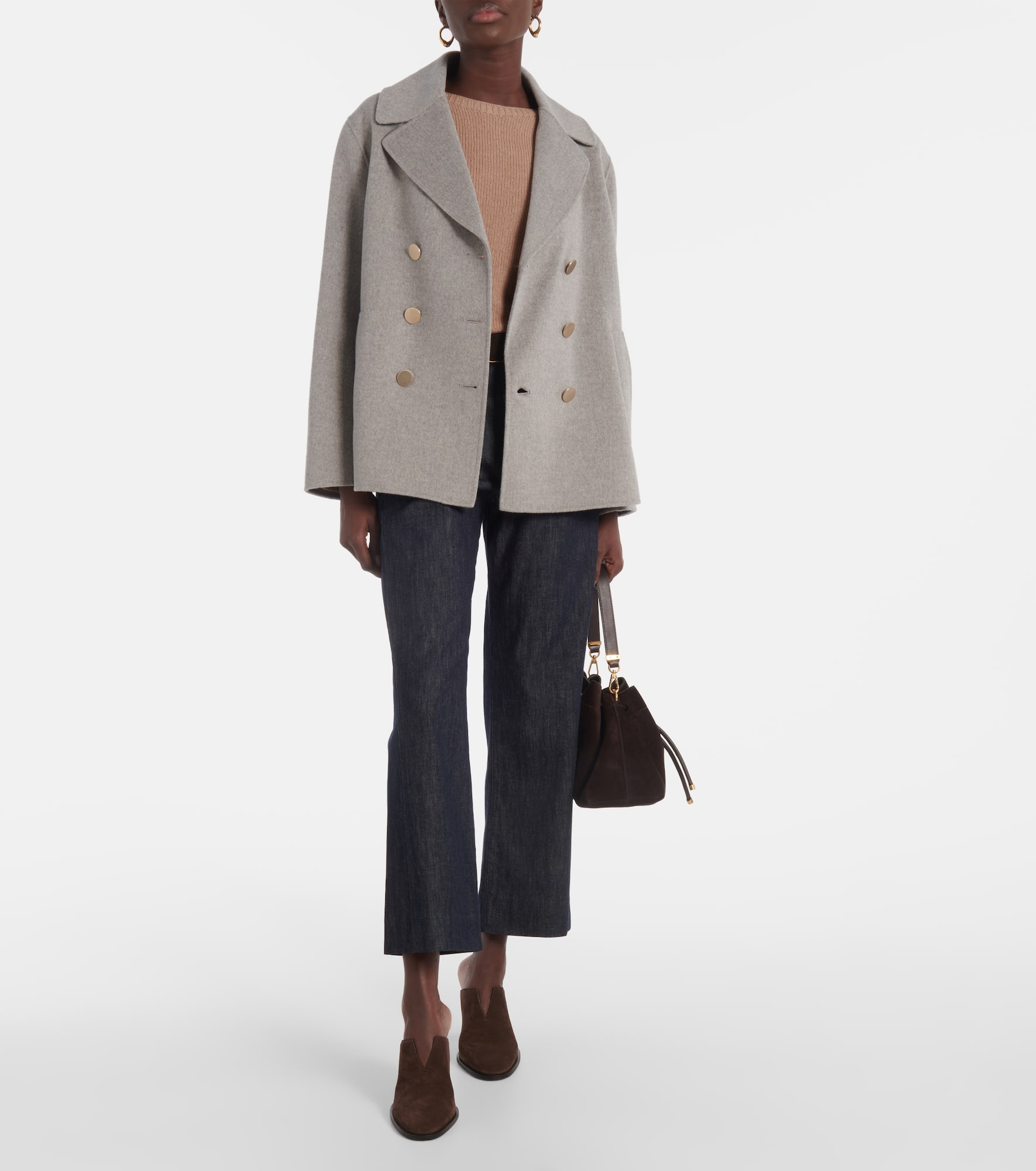 Margot double-breasted wool blazer - 2