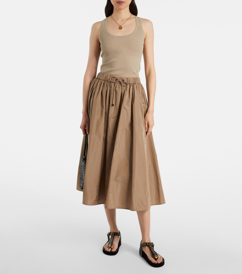 Max Mara Lonza taffeta midi skirt outlook