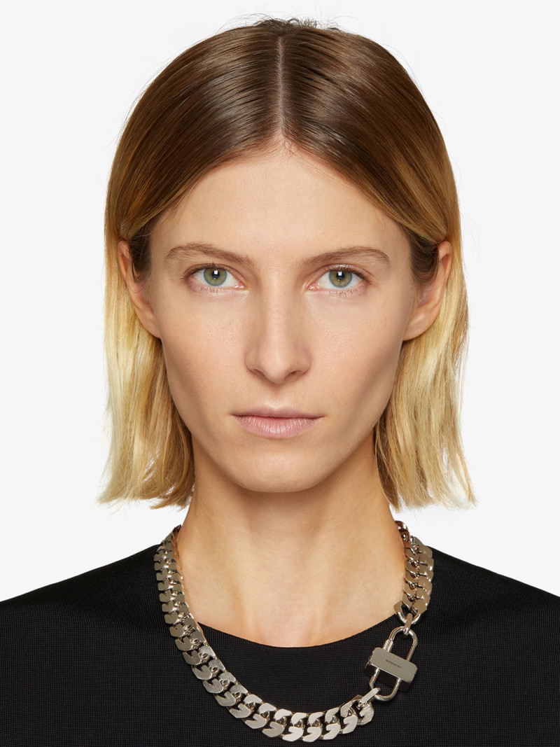 G CHAIN LOCK NECKLACE 3