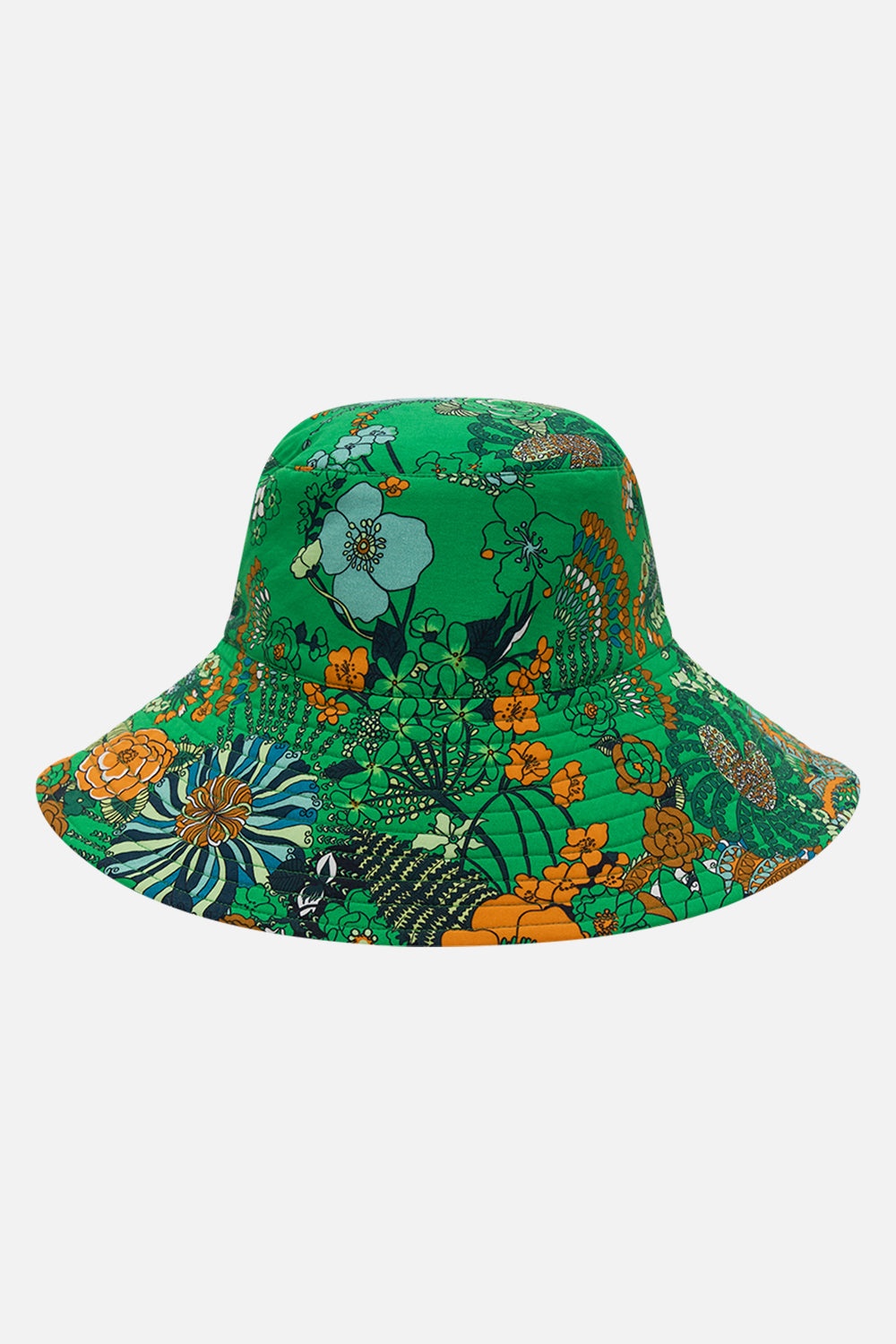 REVERSIBLE WIDE BRIM BUCKET HAT - 4
