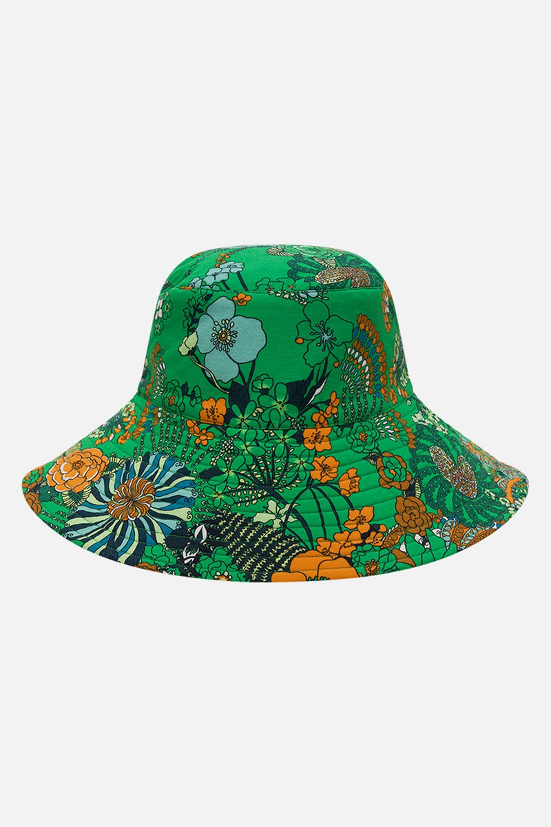 REVERSIBLE WIDE BRIM BUCKET HAT 4