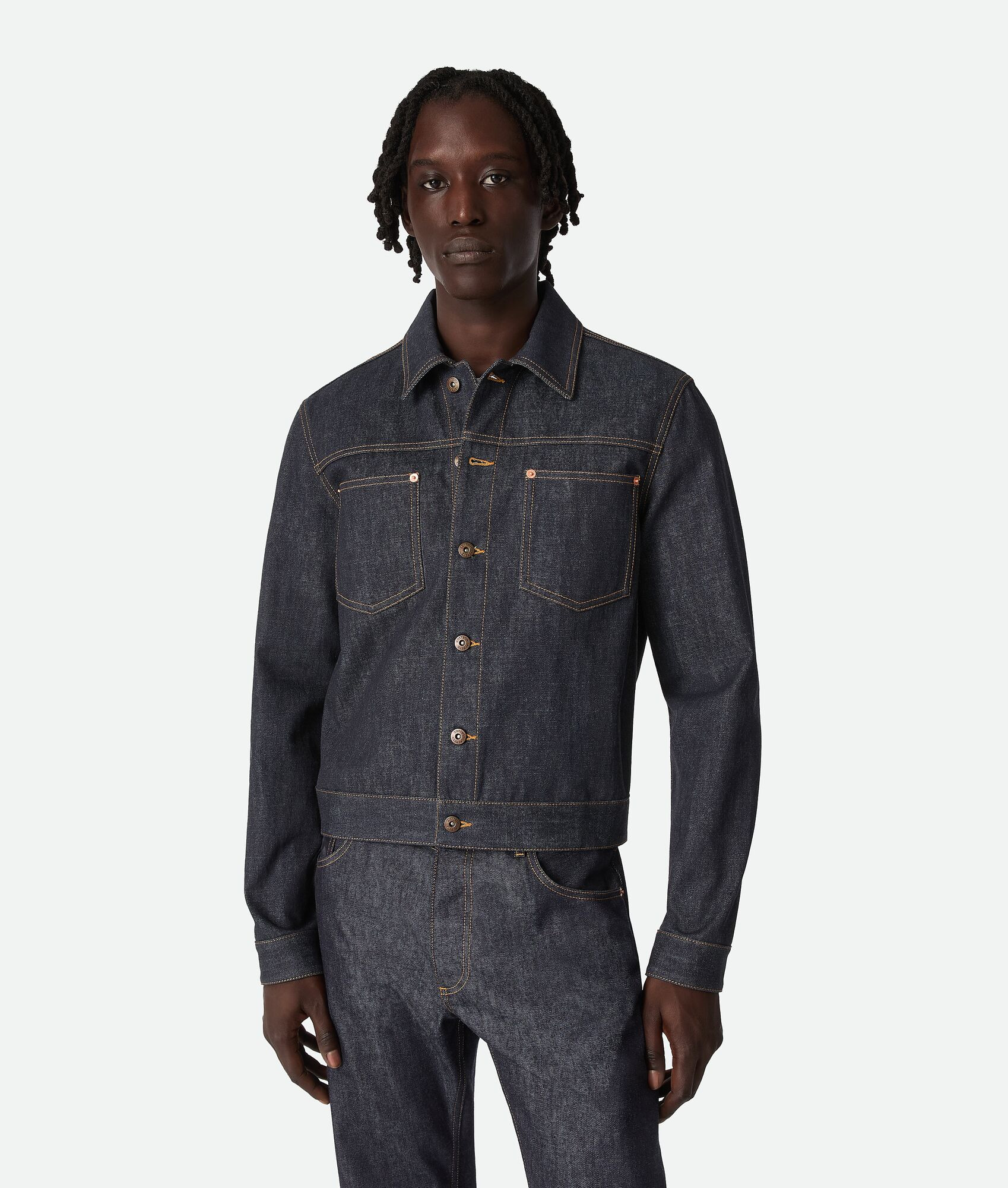 Raw Indigo Denim Jacket - 1