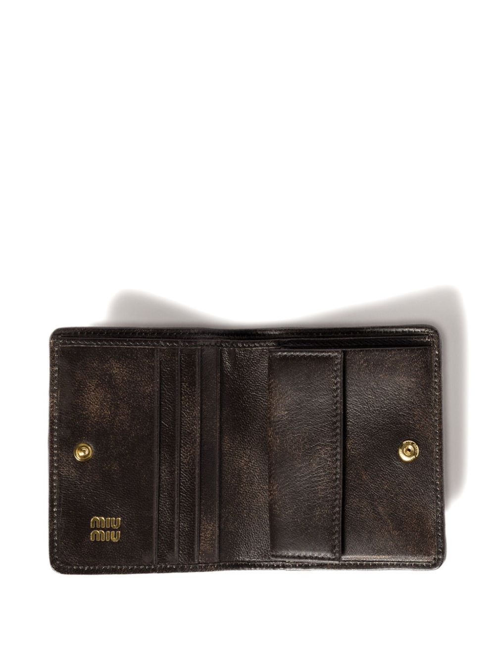 matelassé leather wallet - 4