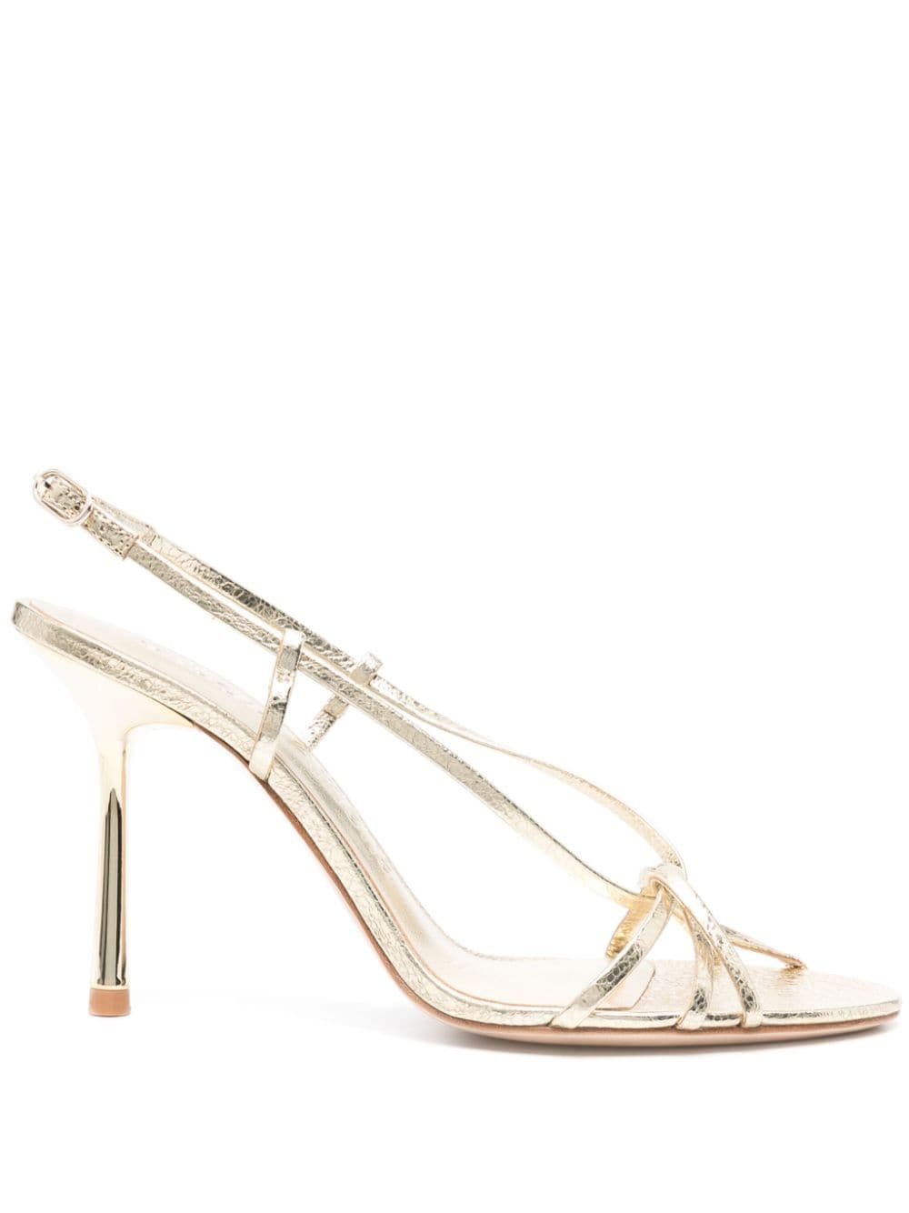 Entwined 90mm leather sandals - 1
