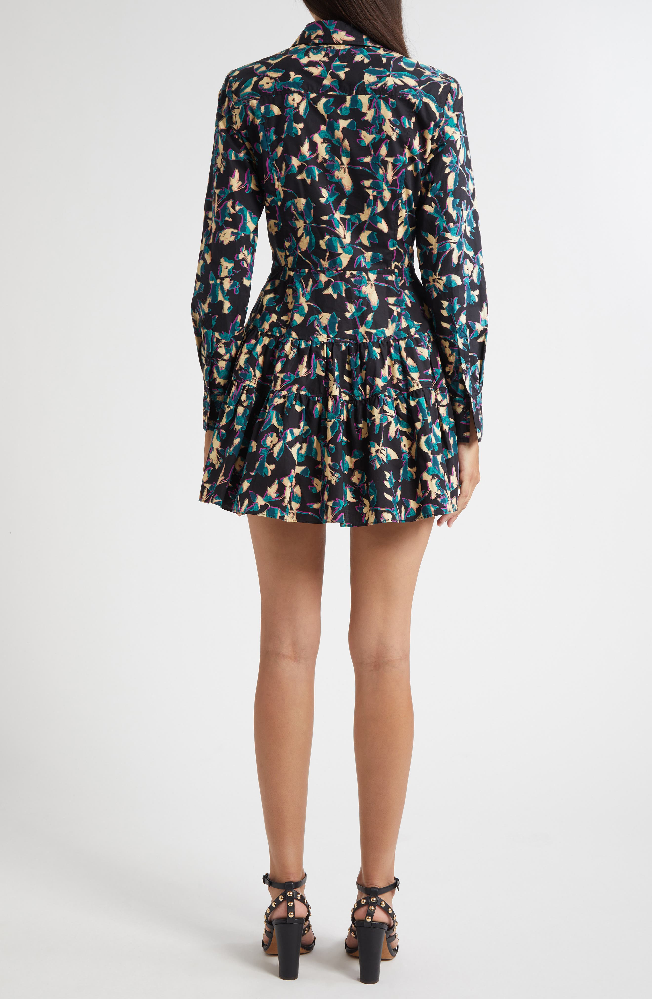 Ulla Johnson Nanette Long Sleeve Minidress in Kaleidoscope at Nordstrom - 2