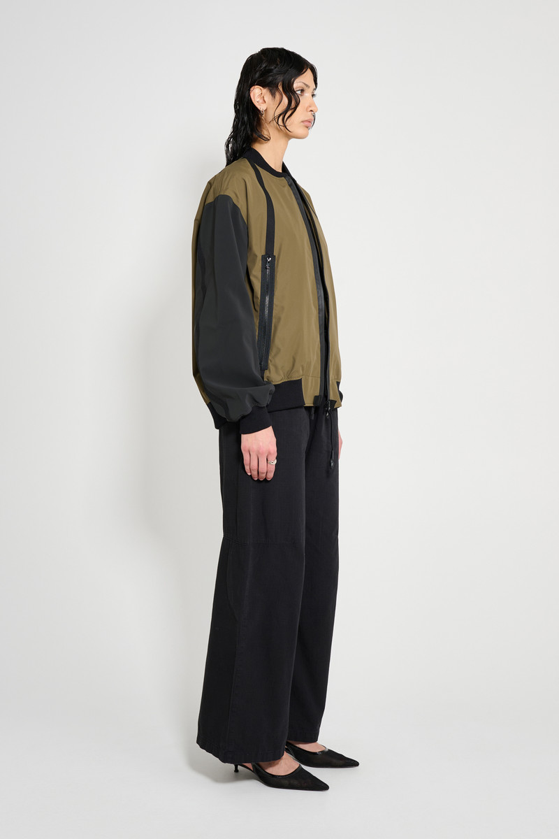 Bredsand Zip Bomber Jacket Green 3